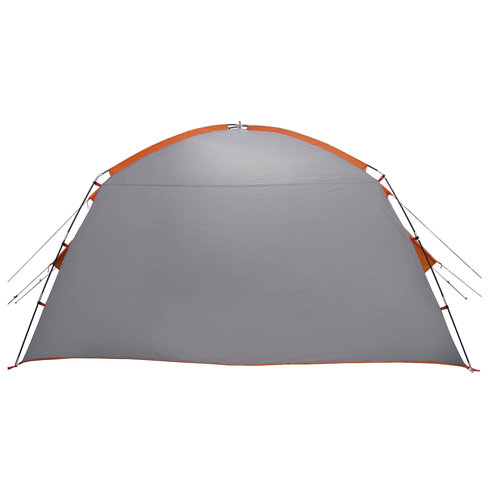 vidaXL Cabin Tent Grey and Orange 300 x 210 x 156 cm Polyester