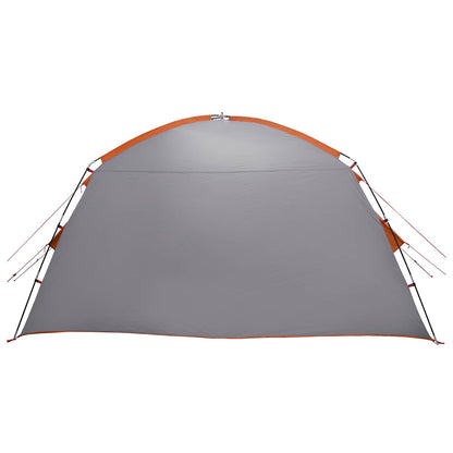 vidaXL Cabin Tent Grey and Orange 300 x 210 x 156 cm Polyester
