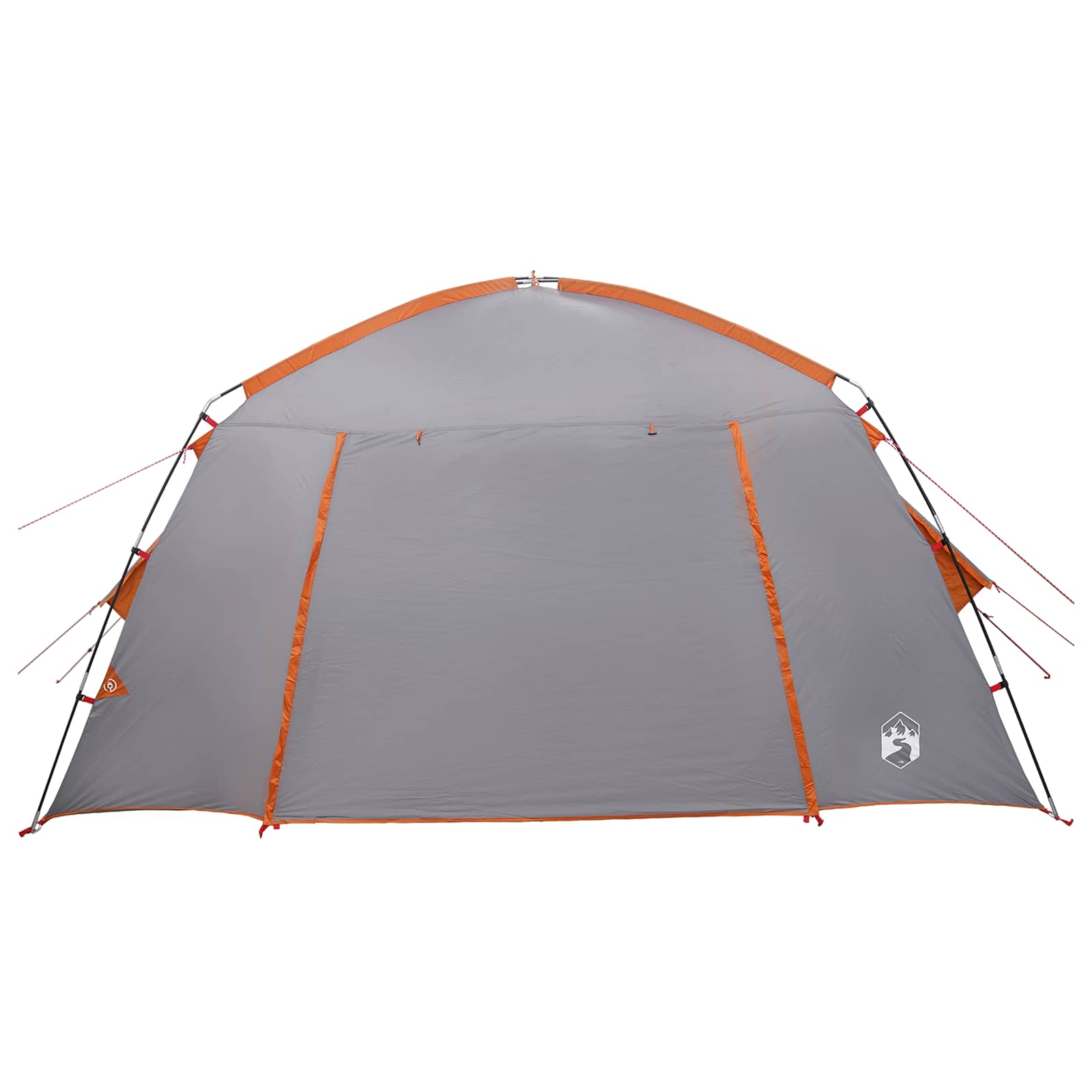 vidaXL Cabin Tent Grey and Orange 300 x 210 x 156 cm Polyester