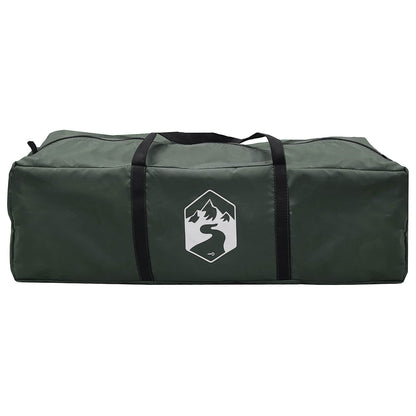 vidaXL Cabin Tent with Roof Army Green 300 x 210 x 156 cm Polyester