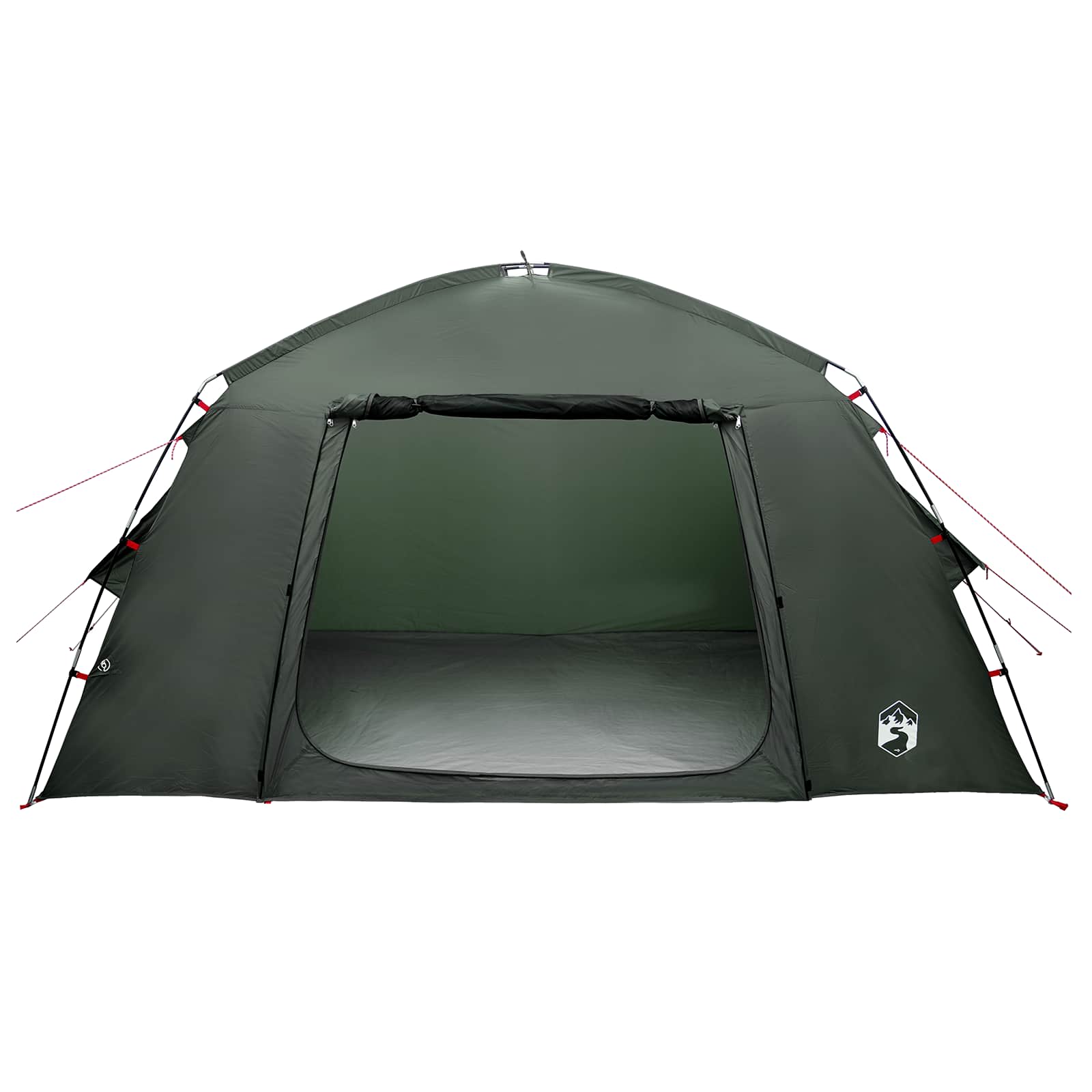 vidaXL Cabin Tent with Roof Army Green 300 x 210 x 156 cm Polyester