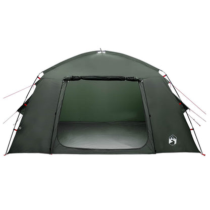 vidaXL Cabin Tent with Roof Army Green 300 x 210 x 156 cm Polyester