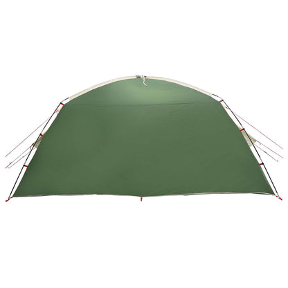 vidaXL Cabin Tent with Roof Green 400 x 210 x 180 cm Polyester