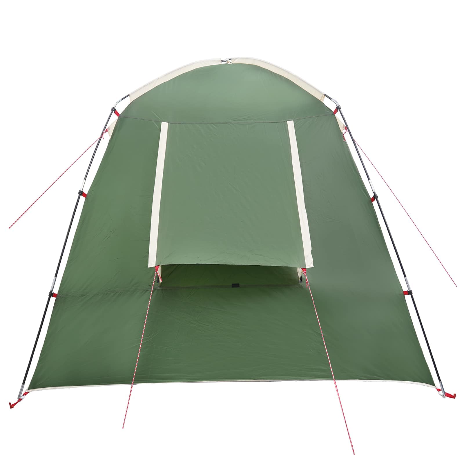 vidaXL Cabin Tent with Roof Green 400 x 210 x 180 cm Polyester