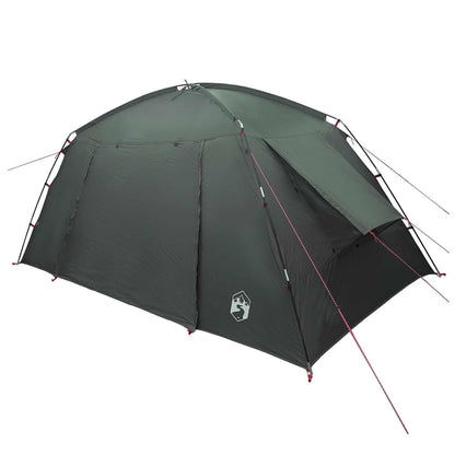 vidaXL Cabin Tent with Roof Army Green 400 x 210 x 180 cm Polyester