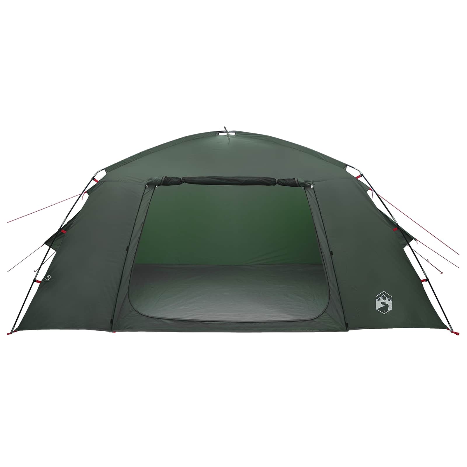 vidaXL Cabin Tent with Roof Army Green 400 x 210 x 180 cm Polyester