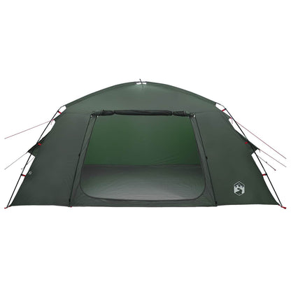 vidaXL Cabin Tent with Roof Army Green 400 x 210 x 180 cm Polyester