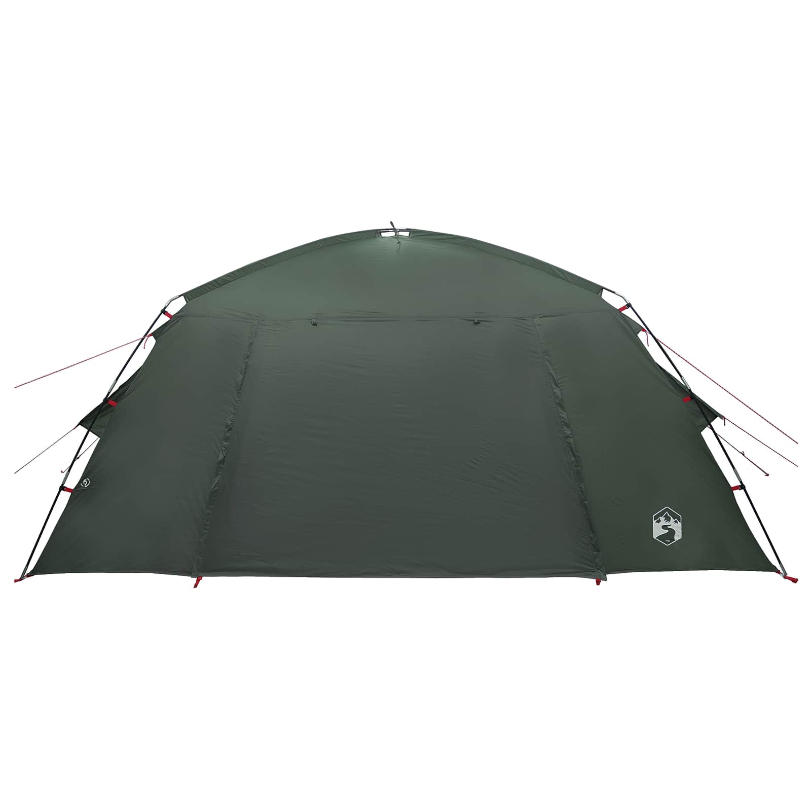 vidaXL Cabin Tent with Roof Army Green 400 x 210 x 180 cm Polyester