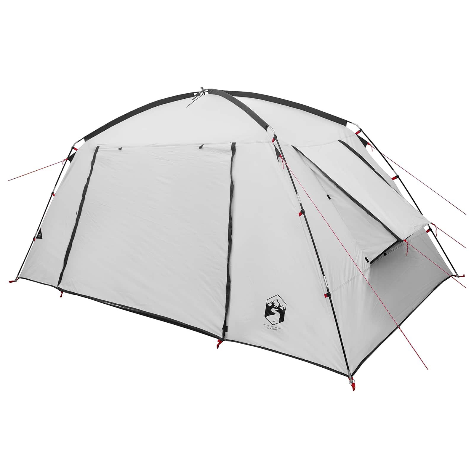 vidaXL Cabin Tent White Blackout 400 x 210 x 180 cm Polyester