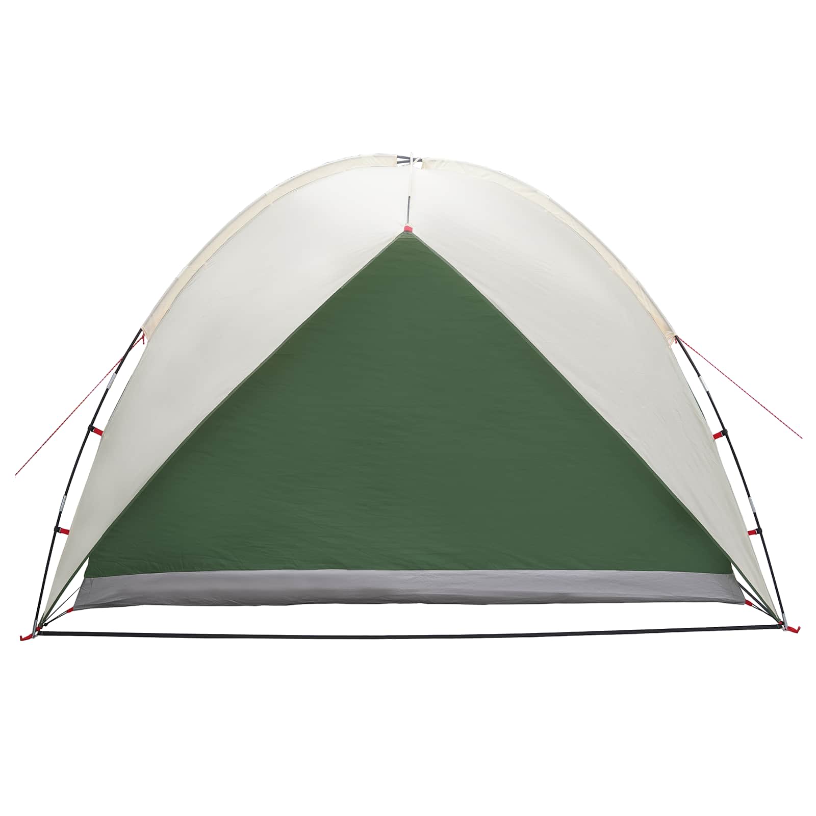 vidaXL Camping Tent with Rainfly Water-resistant 4-Person Green - 245 x 245 x 149 cm