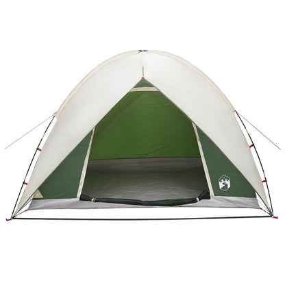 vidaXL Camping Tent with Rainfly Water-resistant 4-Person Green - 245 x 245 x 149 cm
