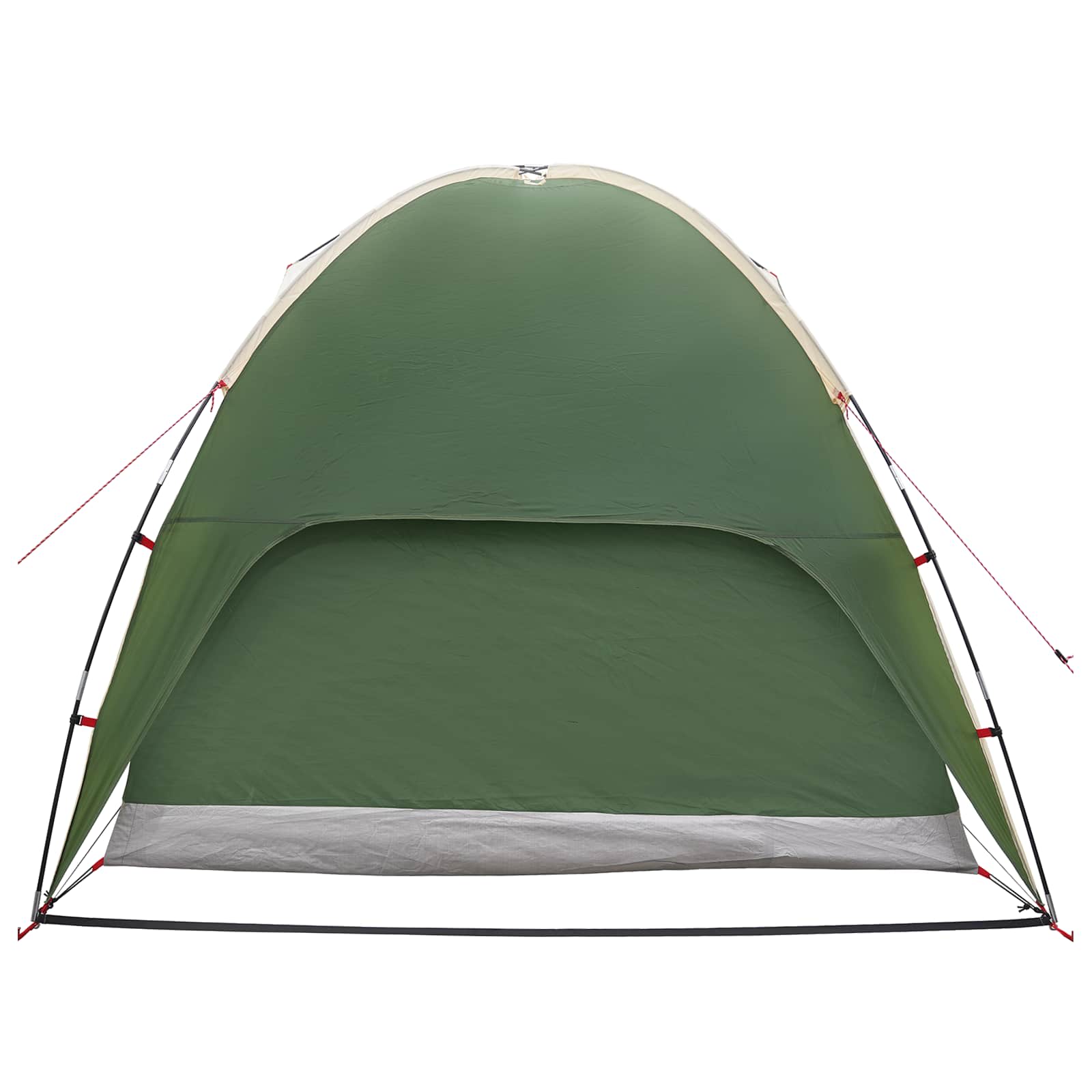 vidaXL Camping Tent with Rainfly Water-resistant 4-Person Green - 245 x 245 x 149 cm