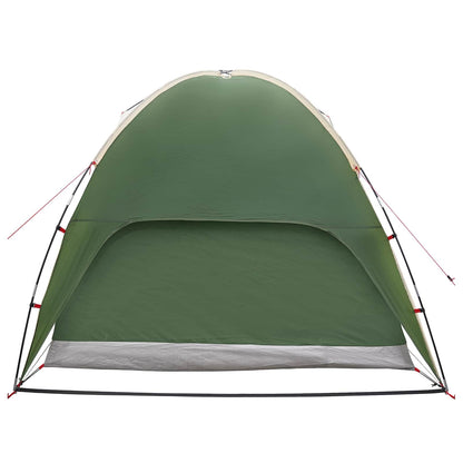 vidaXL Camping Tent with Rainfly Water-resistant 4-Person Green - 245 x 245 x 149 cm