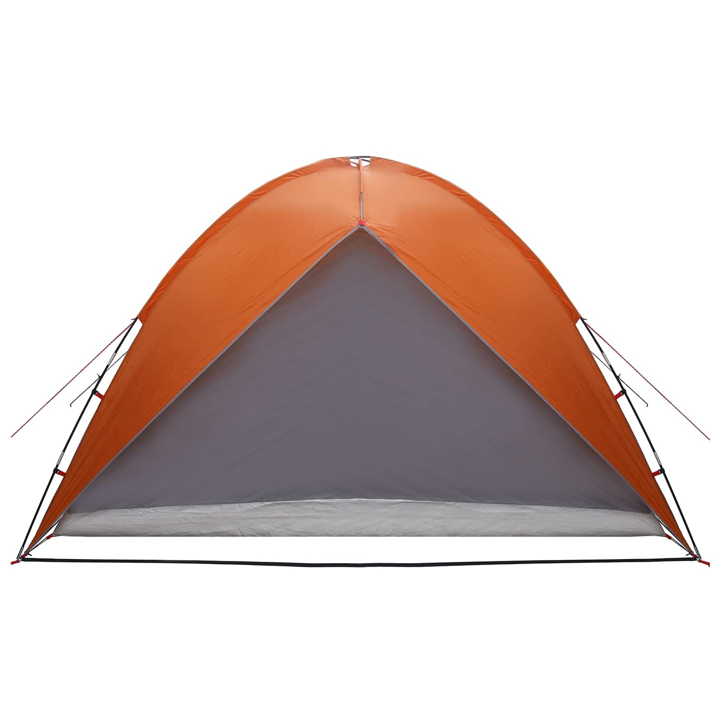 vidaXL Camping Tent with Rainfly Water-resistant 4-Person - Grey - 245 x 245 x 149 cm