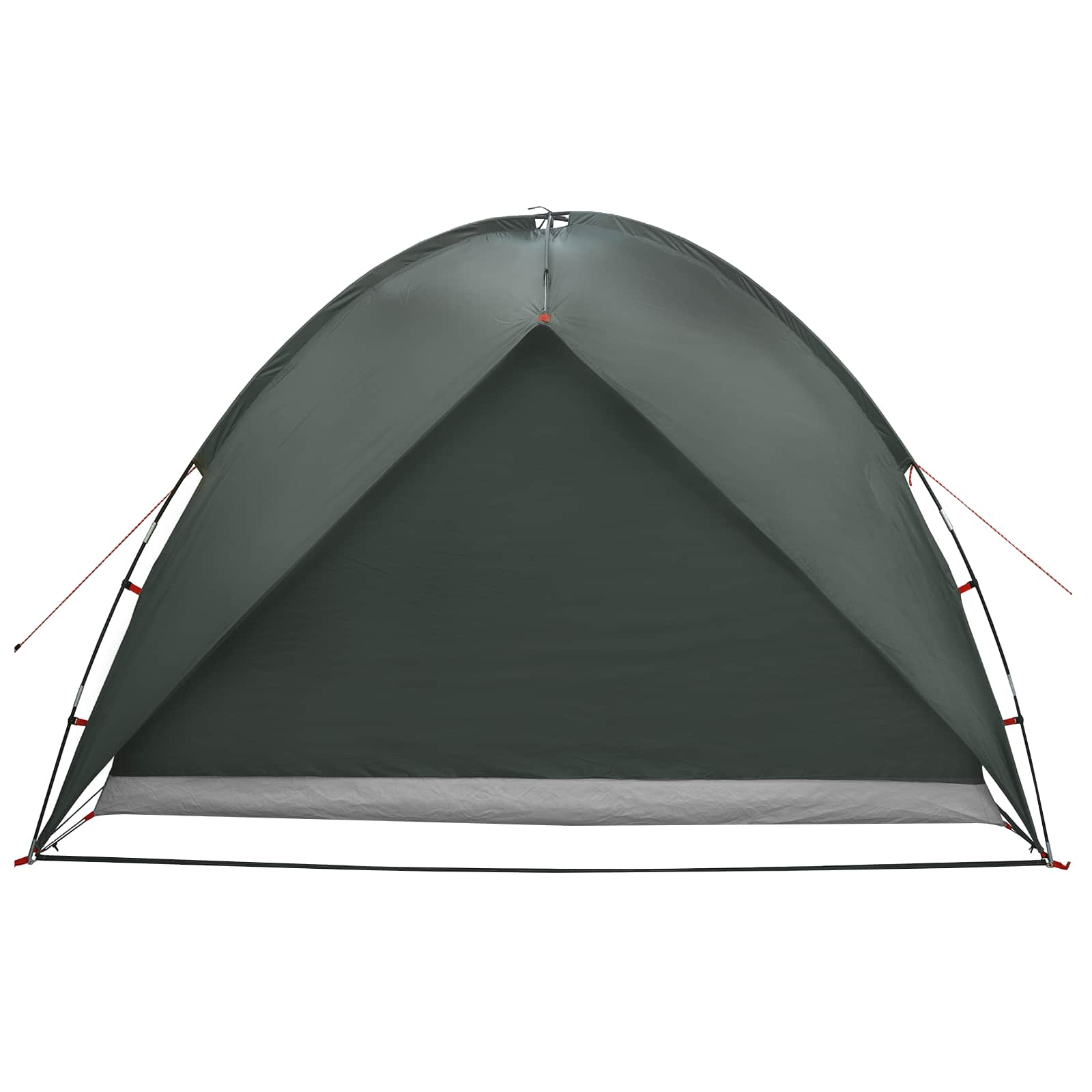 vidaXL Camping Tent with Rainfly Water-resistant 4-Person Army Green - 245 x 245 x 149 cm