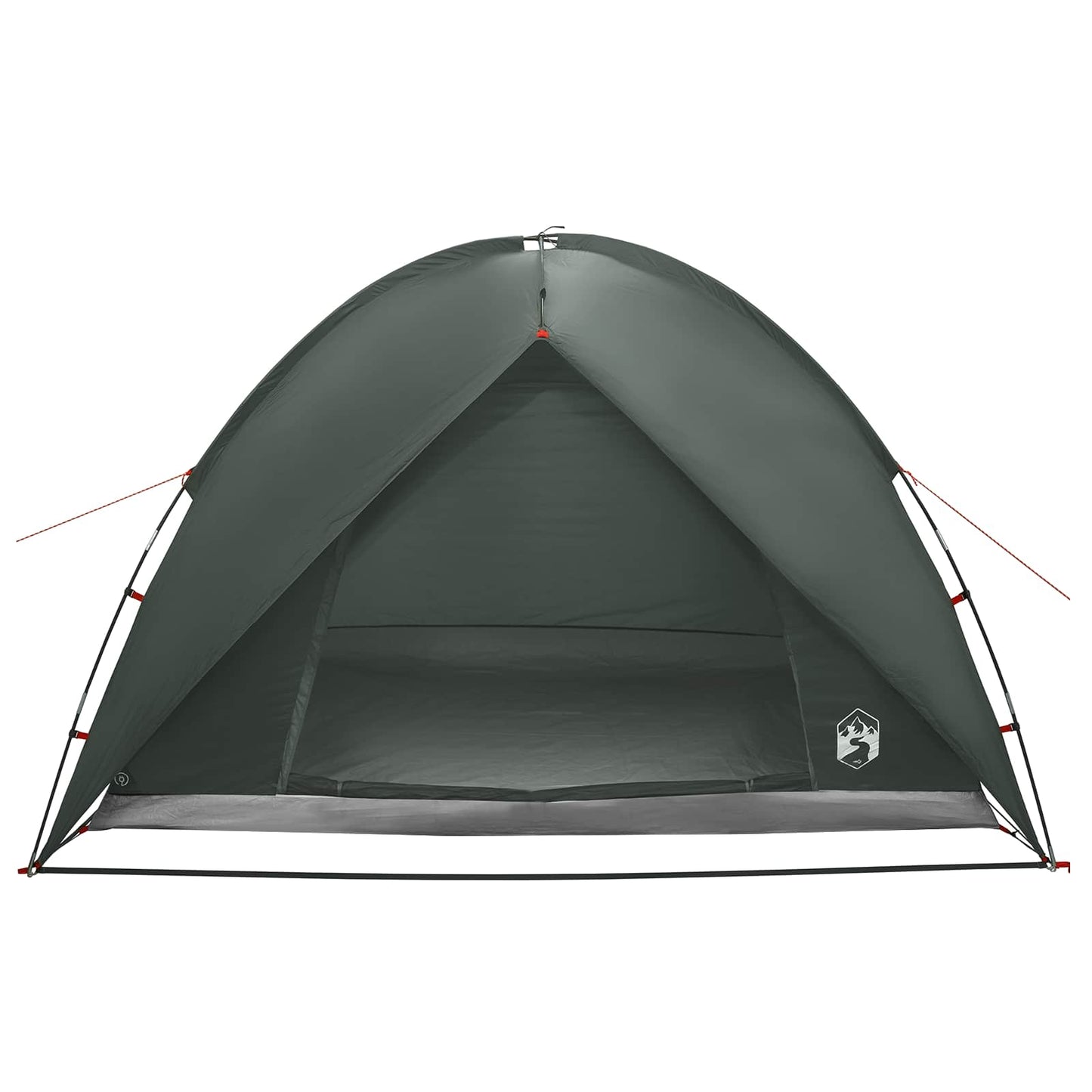 vidaXL Camping Tent with Rainfly Water-resistant 4-Person Army Green - 245 x 245 x 149 cm