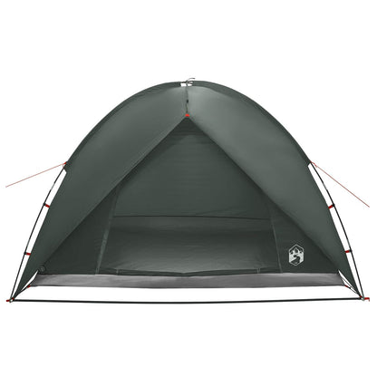 vidaXL Camping Tent with Rainfly Water-resistant 4-Person Army Green - 245 x 245 x 149 cm