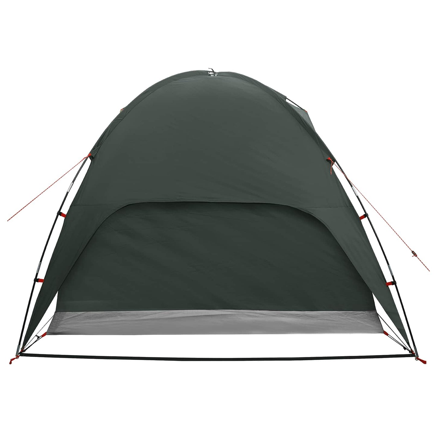 vidaXL Camping Tent with Rainfly Water-resistant 4-Person Army Green - 245 x 245 x 149 cm