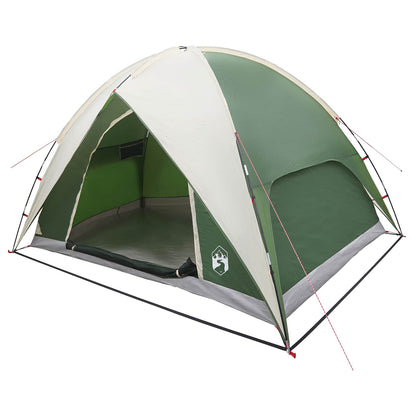 vidaXL Camping Tent with Rainfly Water-resistant 4-Person Green