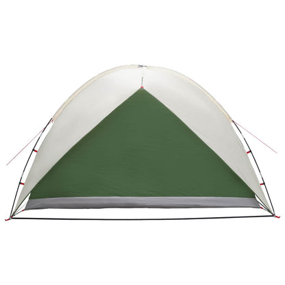 vidaXL Camping Tent with Rainfly Water-resistant 4-Person Green