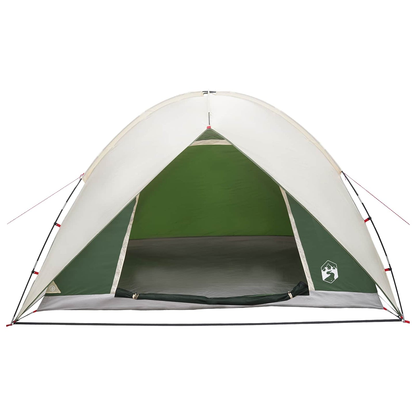 vidaXL Camping Tent with Rainfly Water-resistant 4-Person Green