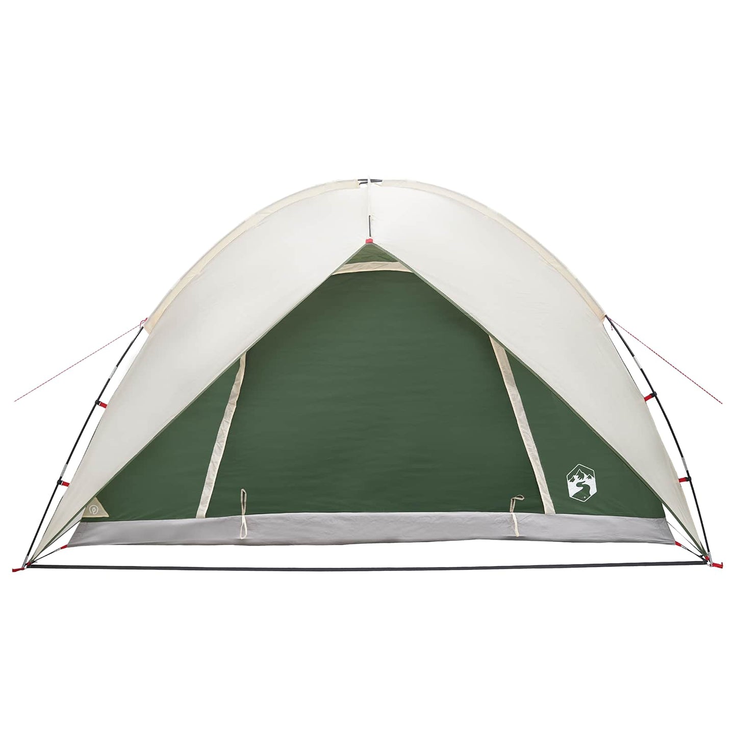 vidaXL Camping Tent with Rainfly Water-resistant 4-Person Green