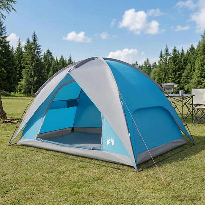 vidaXL Camping Tent with Rainfly Water-resistant 4-Person Blue - 310 x 245 x 160 cm