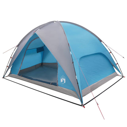 vidaXL Camping Tent with Rainfly Water-resistant 4-Person Blue - 310 x 245 x 160 cm