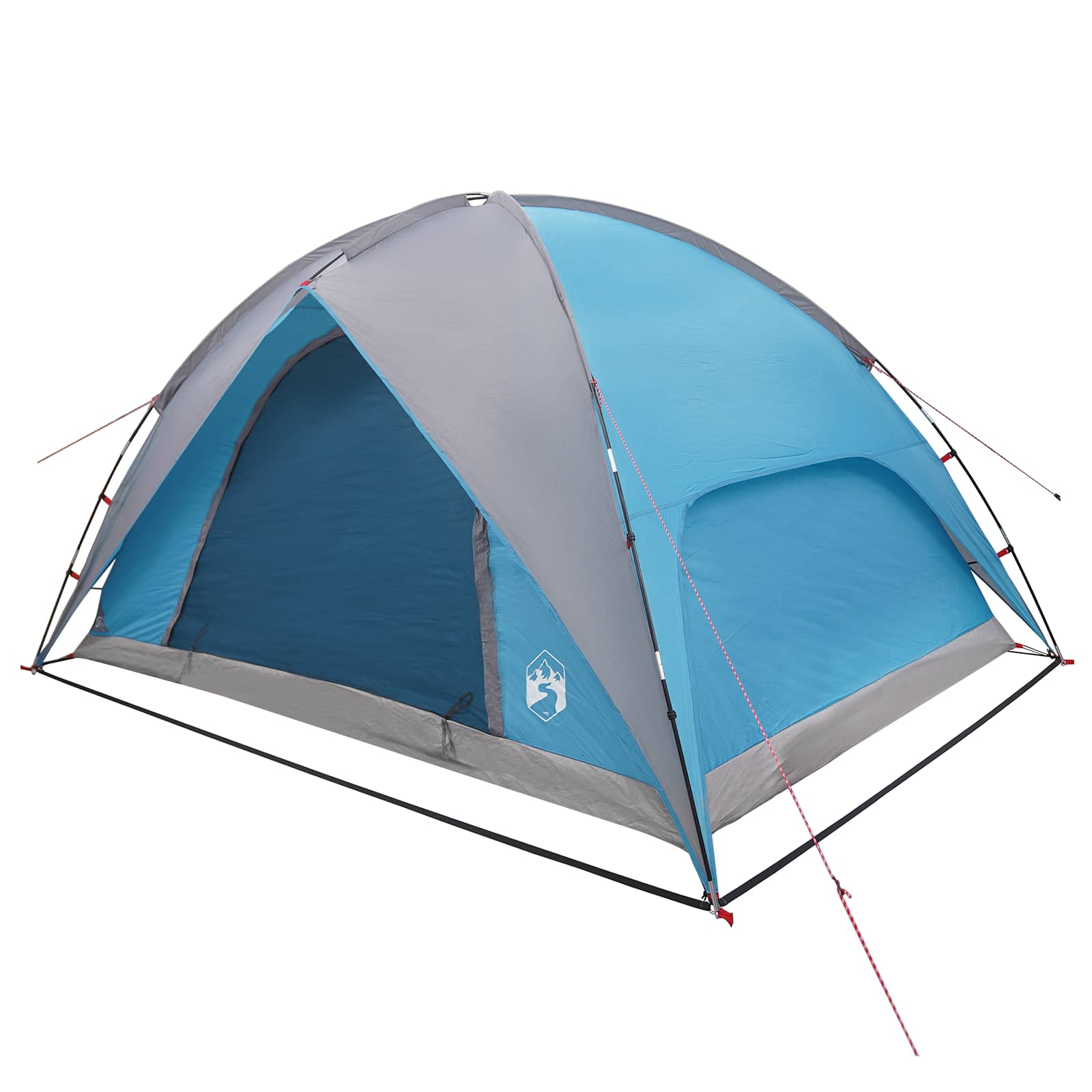 vidaXL Camping Tent with Rainfly Water-resistant 4-Person Blue - 310 x 245 x 160 cm
