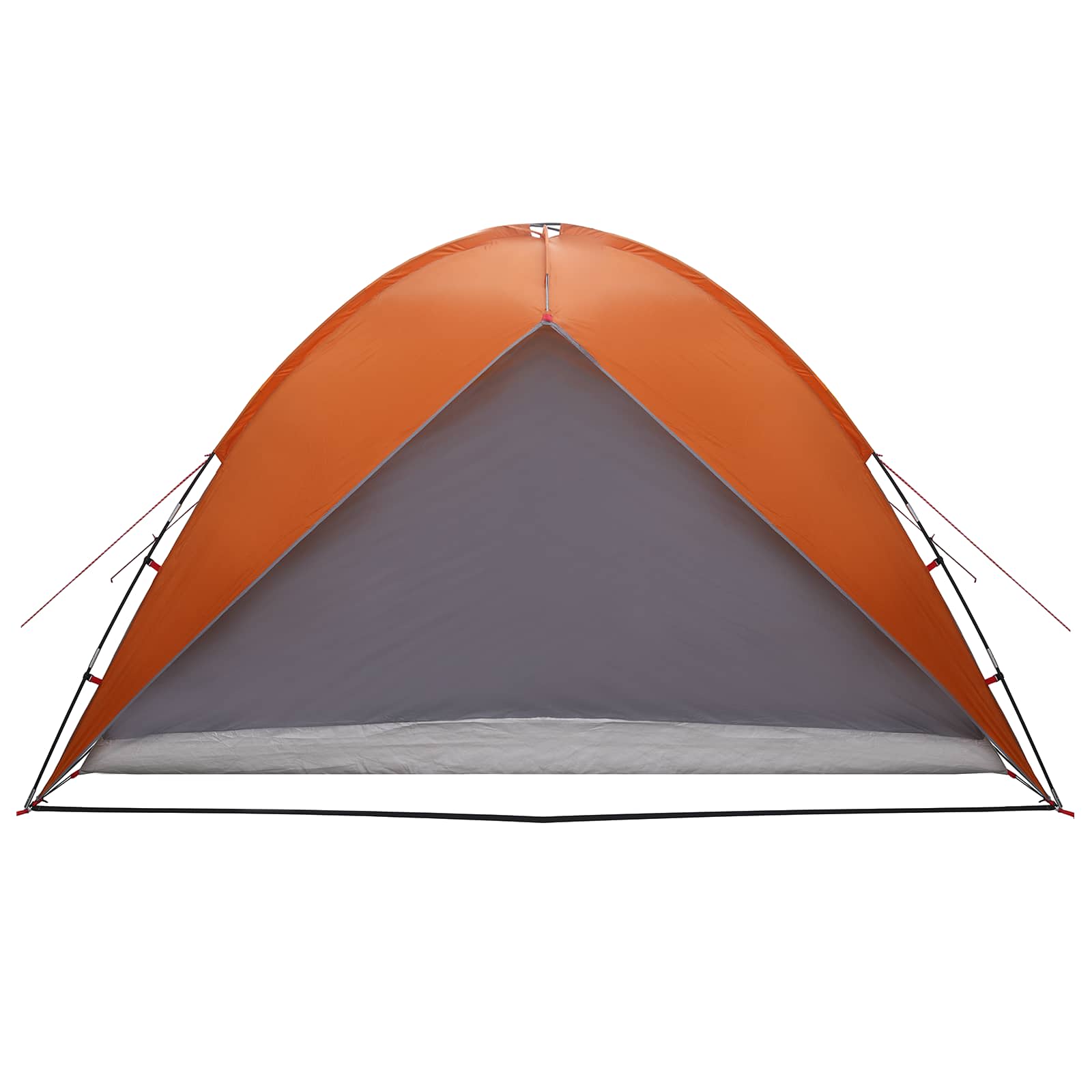 vidaXL Camping Tent with Rainfly Water-resistant 4-Person - Grey - 310 x 245 x 160 cm