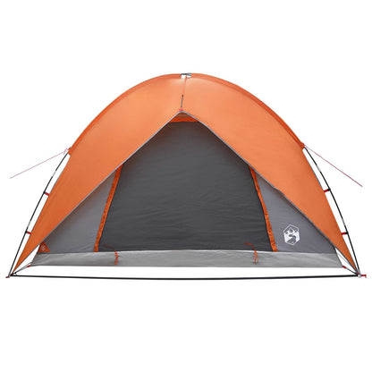 vidaXL Camping Tent with Rainfly Water-resistant 4-Person - Grey - 310 x 245 x 160 cm