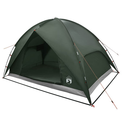 vidaXL Camping Tent with Rainfly Water-resistant 4-Person Army Green - 310 x 245 x 160 cm