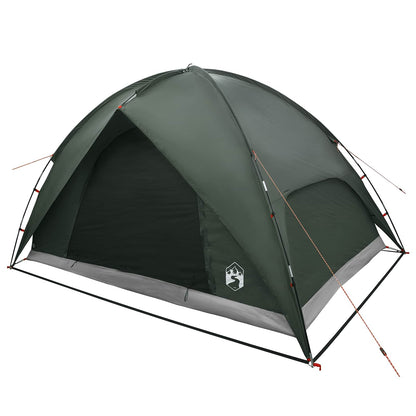 vidaXL Camping Tent with Rainfly Water-resistant 4-Person Army Green - 310 x 245 x 160 cm