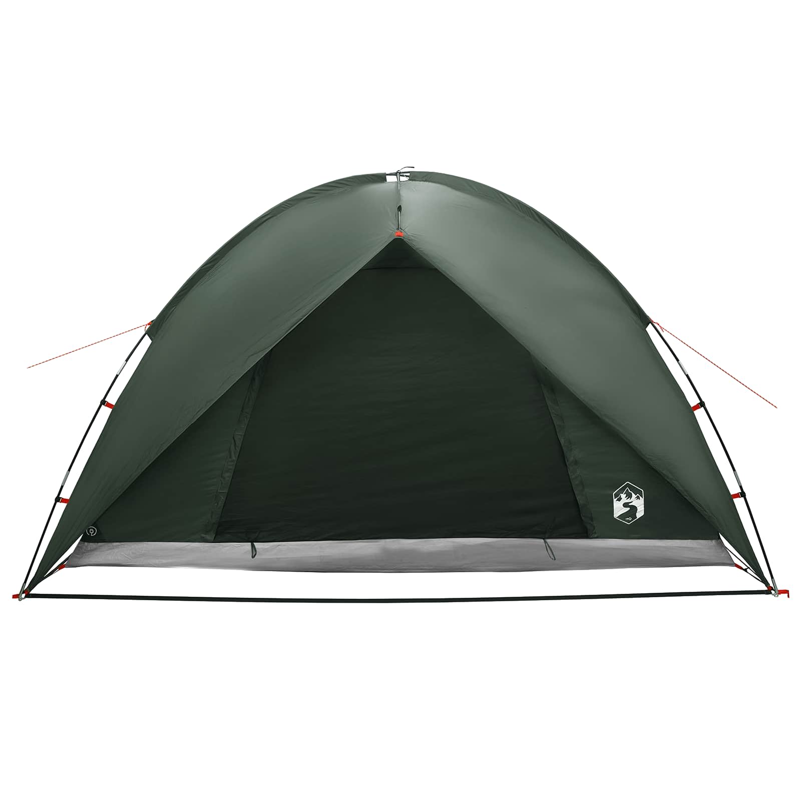 vidaXL Camping Tent with Rainfly Water-resistant 4-Person Army Green - 310 x 245 x 160 cm
