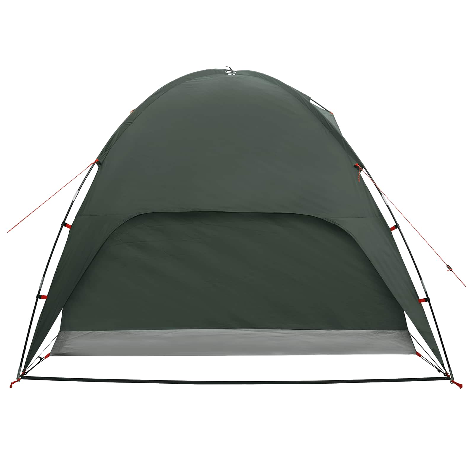 vidaXL Camping Tent with Rainfly Water-resistant 4-Person Army Green - 310 x 245 x 160 cm