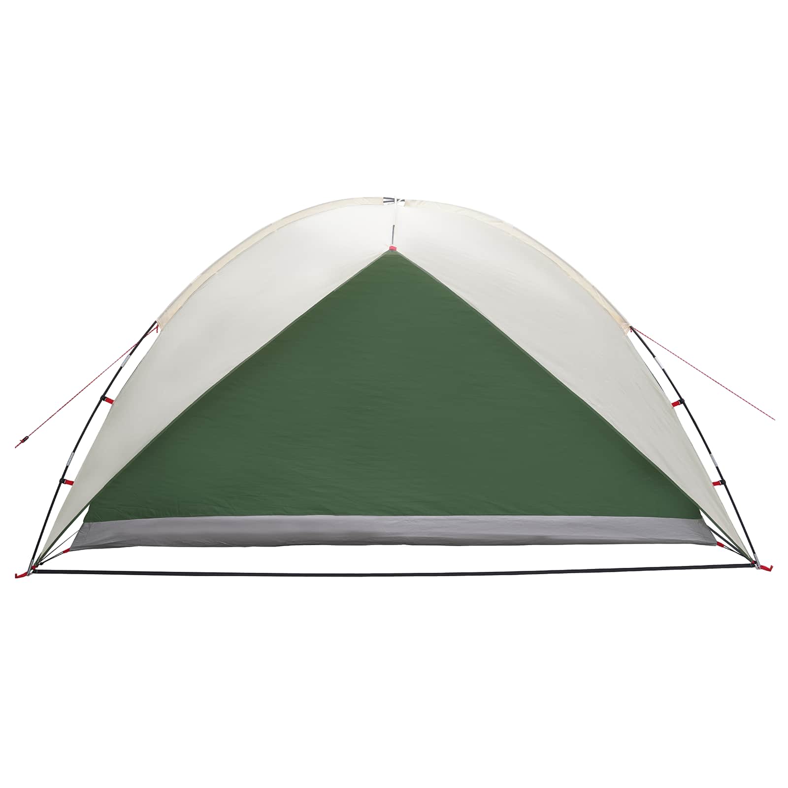 vidaXL Camping Tent with Rainfly Water-resistant 4-Person Green - 360 x 245 x 185 cm