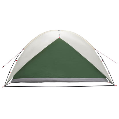 vidaXL Camping Tent with Rainfly Water-resistant 4-Person Green - 360 x 245 x 185 cm