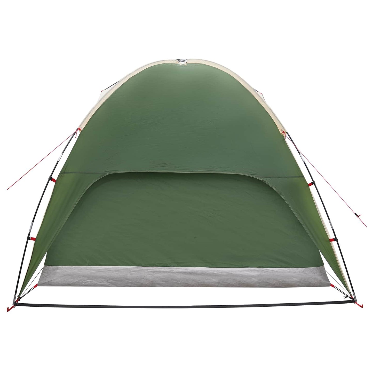 vidaXL Camping Tent with Rainfly Water-resistant 4-Person Green - 360 x 245 x 185 cm