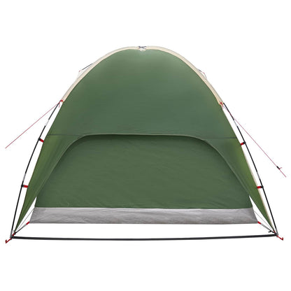 vidaXL Camping Tent with Rainfly Water-resistant 4-Person Green - 360 x 245 x 185 cm