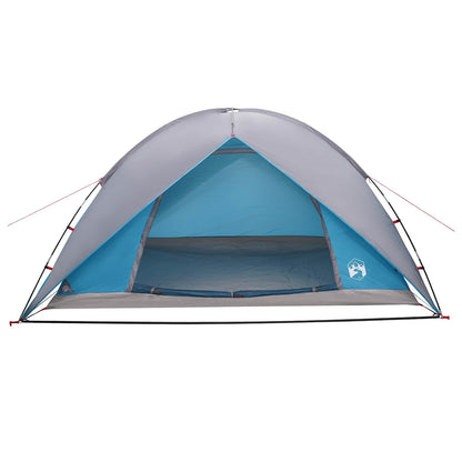 vidaXL Camping Tent with Rainfly Water-resistant 4-Person Blue - 360 x 245 x 185 cm