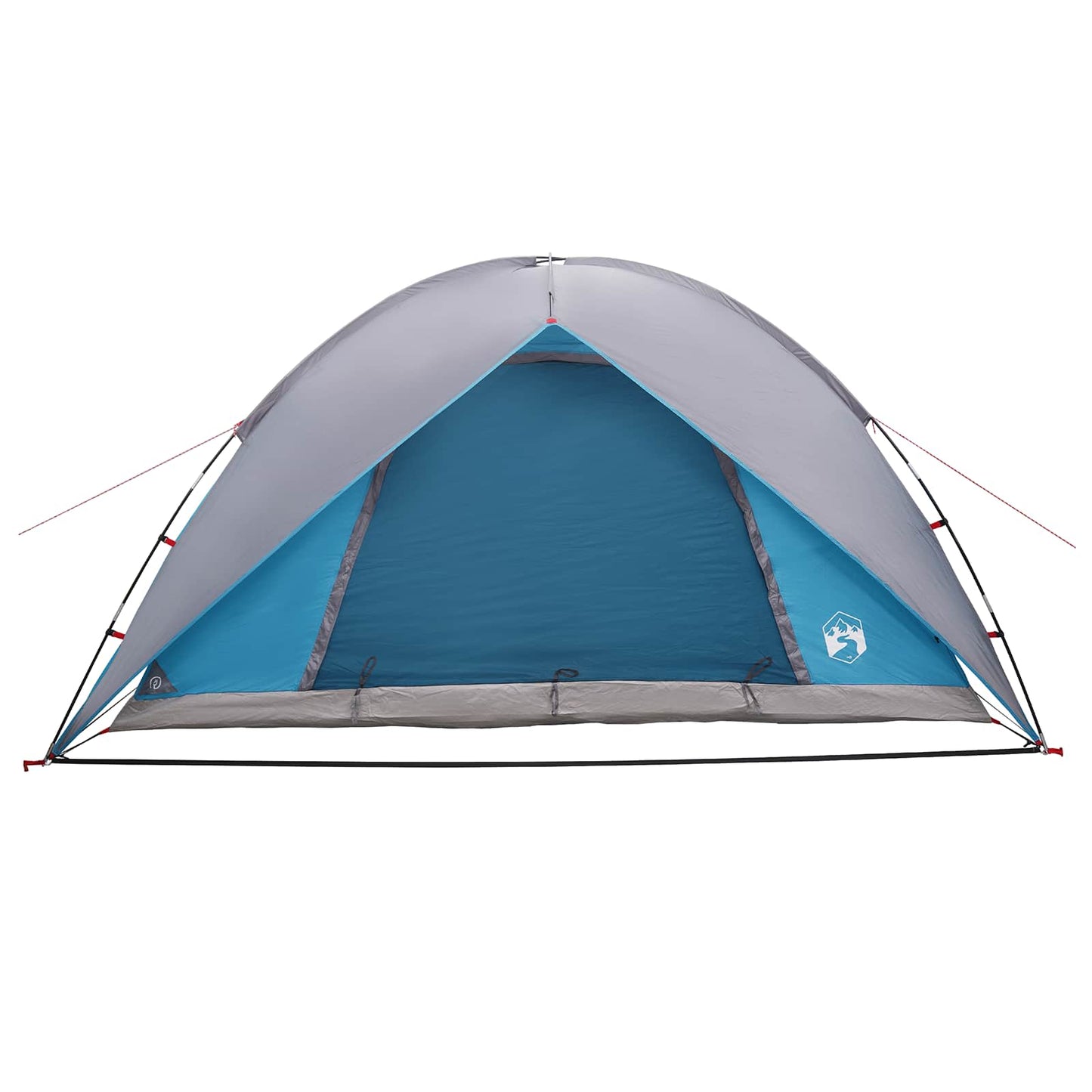 vidaXL Camping Tent with Rainfly Water-resistant 4-Person Blue - 360 x 245 x 185 cm