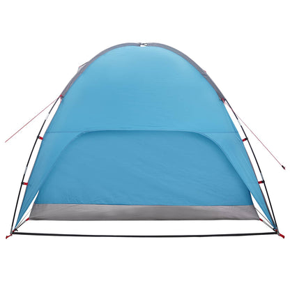 vidaXL Camping Tent with Rainfly Water-resistant 4-Person Blue - 360 x 245 x 185 cm
