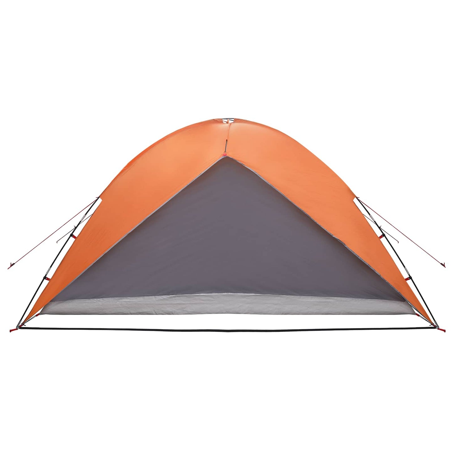 vidaXL Camping Tent with Rainfly Water-resistant 4-Person - Grey - 360 x 245 x 185 cm
