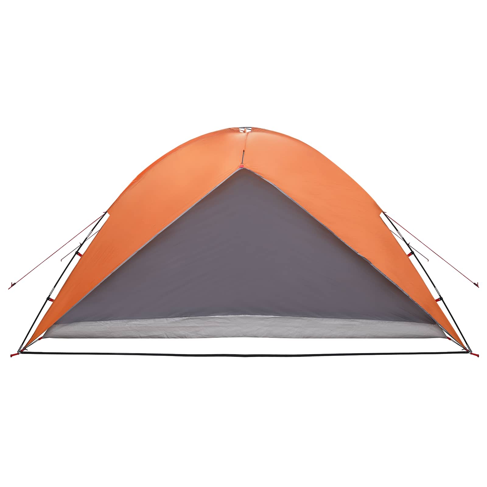 vidaXL Camping Tent with Rainfly Water-resistant 4-Person - Grey - 360 x 245 x 185 cm