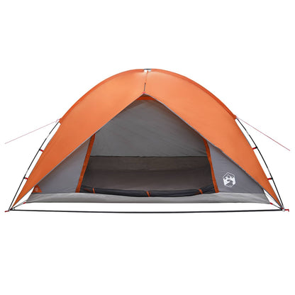 vidaXL Camping Tent with Rainfly Water-resistant 4-Person - Grey - 360 x 245 x 185 cm