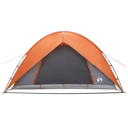 vidaXL Camping Tent with Rainfly Water-resistant 4-Person - Grey - 360 x 245 x 185 cm