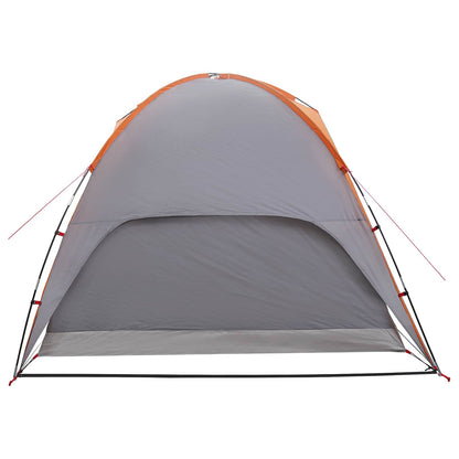 vidaXL Camping Tent with Rainfly Water-resistant 4-Person - Grey - 360 x 245 x 185 cm