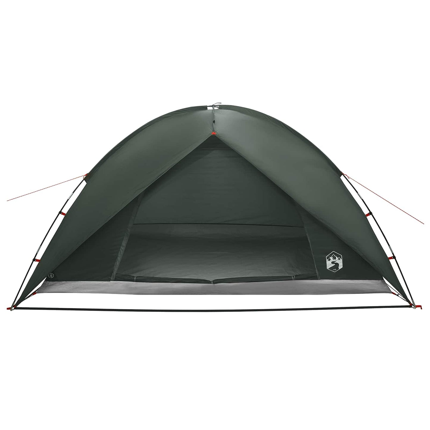 vidaXL Camping Tent with Rainfly Water-resistant 4-Person Army Green - 360 x 245 x 185 cm
