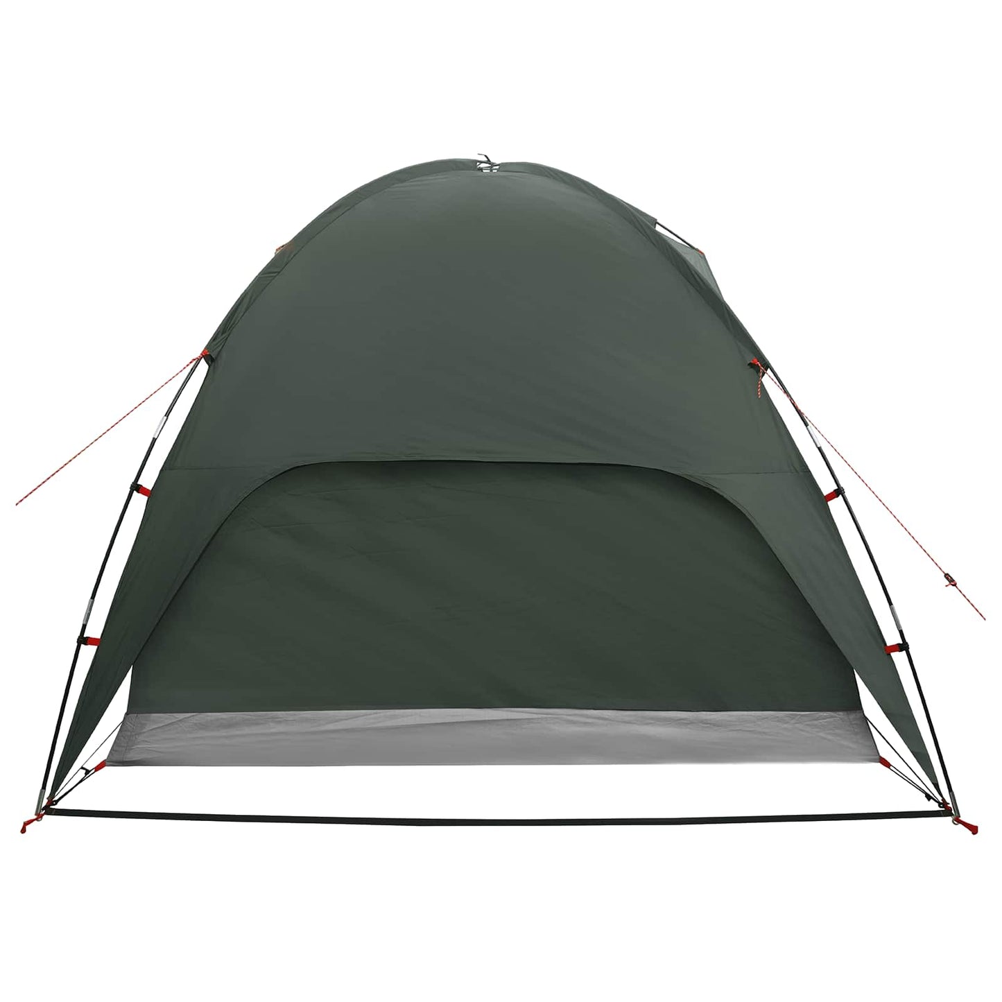 vidaXL Camping Tent with Rainfly Water-resistant 4-Person Army Green - 360 x 245 x 185 cm