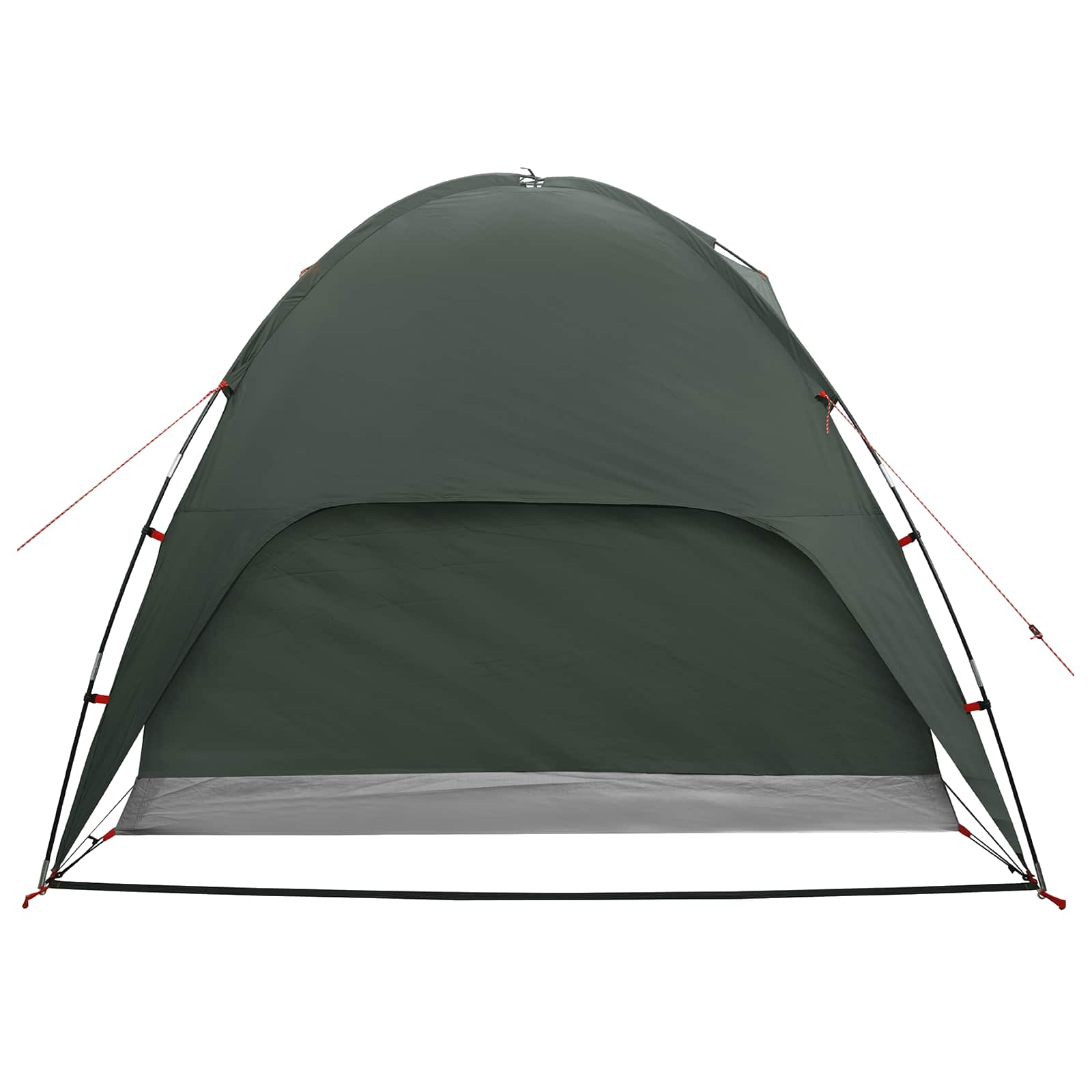 vidaXL Camping Tent with Rainfly Water-resistant 4-Person Army Green - 360 x 245 x 185 cm